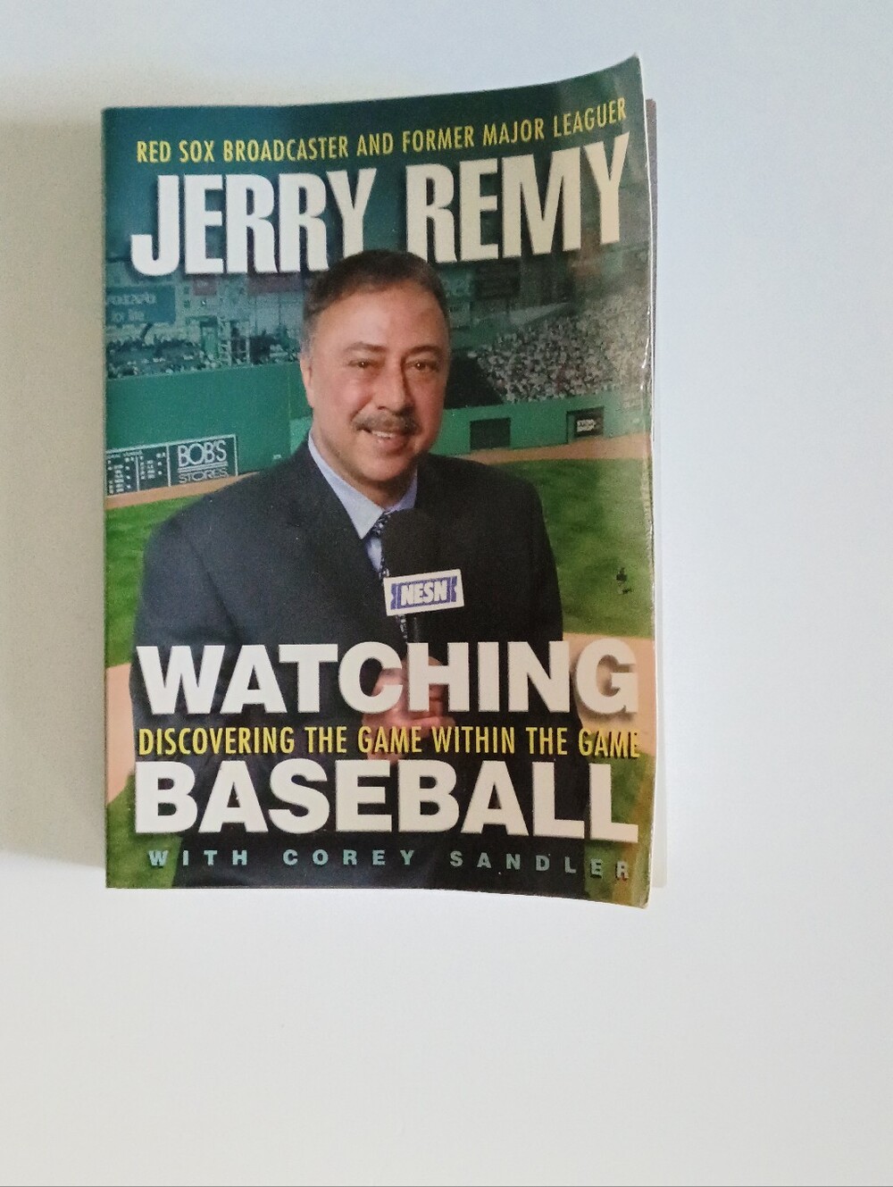 Jerry Remy Watching Baseball